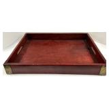 Through The Woods 5-Volume Leather-Bound Book Set with Marble A-Bookends & Wooden Tray
