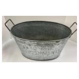 Welcome Sign & Galvanized Refreshments Bucket