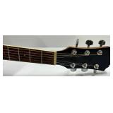 Acoustic Guitar - 6-String Natural Finish, Rosette & Dark Fretboard