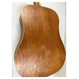 Acoustic Guitar - 6-String Natural Finish, Rosette & Dark Fretboard