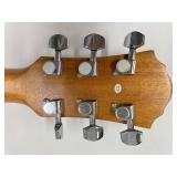 Acoustic Guitar - 6-String Natural Finish, Rosette & Dark Fretboard