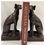 Ask Your Dad Wall Plaques & Greyhound Dog Bookends with Great Souls Book