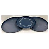 Vintage World Map Book, But First Coffee Tray, HOME Sign & Brass Jacks Sculptures