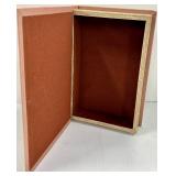 Love & Family Word Signs Decor Set with Gold Rim Dishes & Floral Gift Box