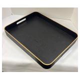 Two Black Trays & Dream Sign