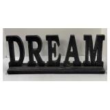 Two Black Trays & Dream Sign