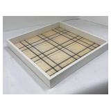 Three Plaid Trays & Dream Sign