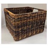 Woven Basket Set w/ Faux Greenery