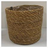 Woven Basket Set w/ Faux Greenery