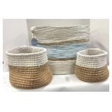 Three Woven Baskets