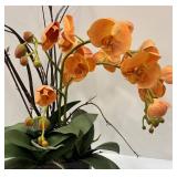Faux Orchid & Greenery Basket Arrangement and More