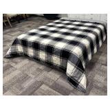 Queen Duvet & Insert - Plaid Check Pattern