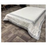 Comforter - Gray & White King