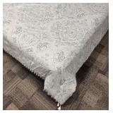 Artisan Luxe Home Full Size Comforter - Paisley Pattern with Tassel Fringe