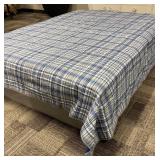 Nautica Queen Comforter - Plaid Blue & Beige