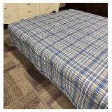 Nautica Queen Comforter - Plaid Blue & Beige