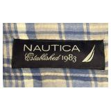 Nautica Queen Comforter - Plaid Blue & Beige