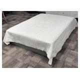Threshold Queen Bedspread - White Quilted Coverlet