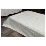 Threshold Queen Bedspread - White Quilted Coverlet