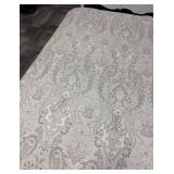Nicole Miller Home Queen Comforter - Paisley Pattern, Neutral Tones