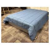 Bare Home King Size Comforter - Quilted Light Blue