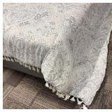 Artisan de Luxe Home King Comforter & Pillow Shams - Paisley Pattern Gray/Blue