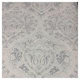 Artisan de Luxe Home King Comforter & Pillow Shams - Paisley Pattern Gray/Blue