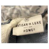 Artisan de Luxe Home King Comforter & Pillow Shams - Paisley Pattern Gray/Blue