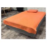 Room Essentials Twin Bedspread With Sham - Orange Quilted