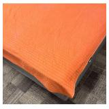 Room Essentials Twin Bedspread With Sham - Orange Quilted