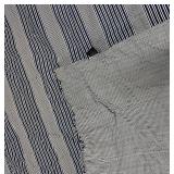 Tommy Hilfiger Twin Size Comforter - Navy White Stripes