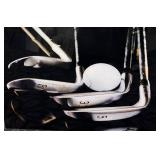 Great Golf Acrylic Motif Wall Art