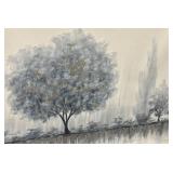 Winter Snow Tree Print on Canvas