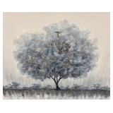 Winter Snow Tree Print on Canvas
