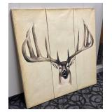 Deer Triptych - 3-Panel Canvas Wall Art