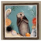 Otters Paradise II Print by Victoria Borges
