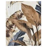 Botanical Wall Art - Framed Tropical Leaves Print #1