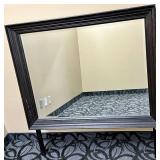 Riverside Furniture Dresser Mirror - Dark Wood Frame