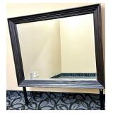 Riverside Furniture Dresser Mirror - Dark Wood Frame