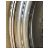 Mirror - 40-Inch Round, Brushed Metal Frame