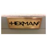 HEKMAN Rectangular Wall Mirror & Distressed Gray Wood Frame