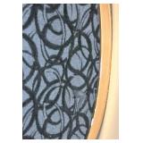 Round Wood Frame Wall Mirror - Natural Finish, Circular Accent