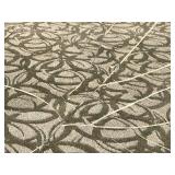 Arched Floor Mirror - Gold Frame with Cracked Glass