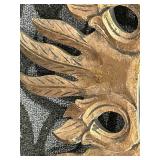 Sunburst Mirror - Gold Leaf Finish, Round Wall Decor