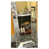 Large Wall Beveled Mirror