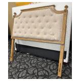 Safavieh Full-Size Headboard - Tufted Beige Upholstery