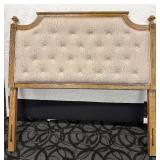 Safavieh Full-Size Headboard - Tufted Beige Upholstery