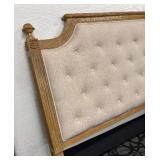 Safavieh Full-Size Headboard - Tufted Beige Upholstery