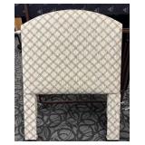 Twin Headboard - Diamond Pattern Upholstery