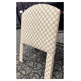 Beige Diamond Pattern Upholstered Twin Headboard